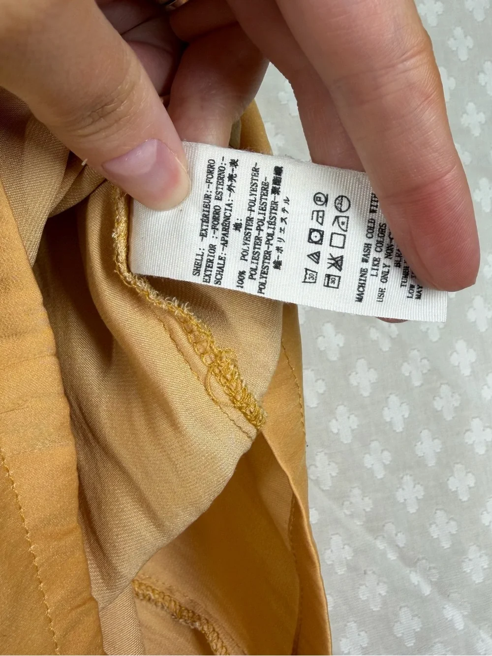 Free People‎ Yellow High Rise Pleated Satin Baggy Shorts